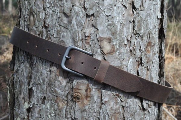 35mm Real Full Grain Leather Belt