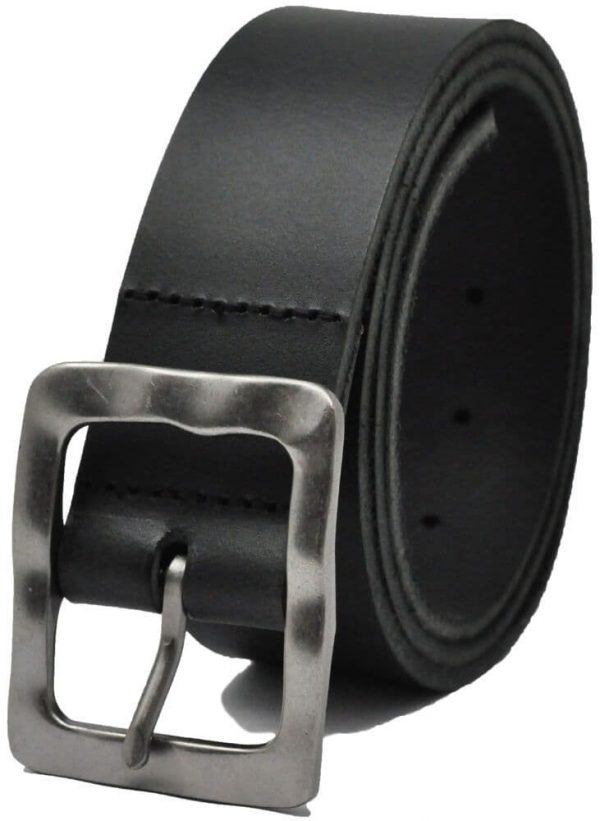 40mm Basket Weave Design Full Grain Real Leather Belt