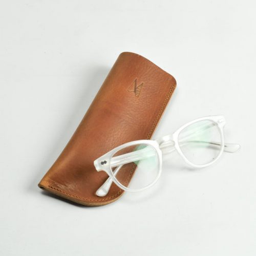 P1260174 Missouri Tan Leather Glasses Case