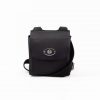 Black Mini-Turnlock Leather Shoulder Bag