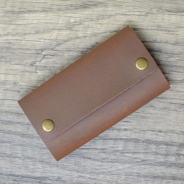 Personalisable Full Leather Key Case Holder Wallet