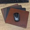 Personalised Real Leather Mouse Mat