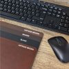 Personalised Real Leather Mouse Mat