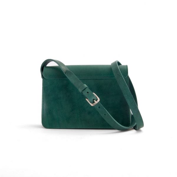 vicbag-102 Missouri Green Leather Bag