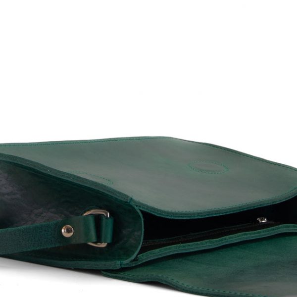 vicbag-106 Missouri Green Leather Bag