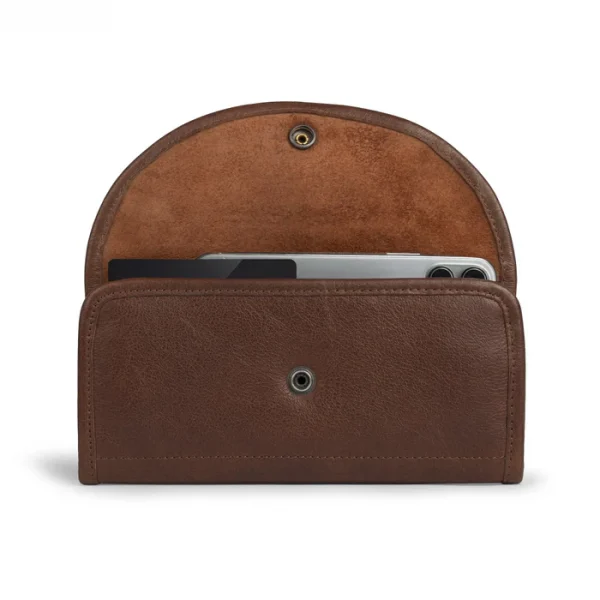 Single Snap Zippered Wallet