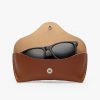Hard Leather Sunglasses Case Without Lining