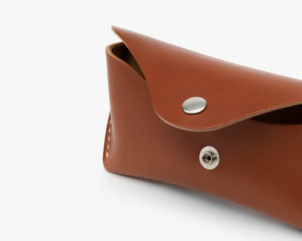 Hard Leather Sunglasses Case Without Lining