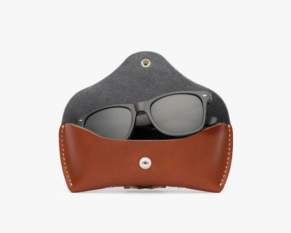 Leather Belt Glasses Case