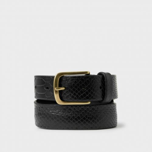 Luca leather belt