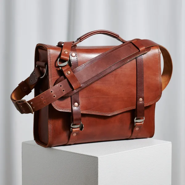 Brown Leather Satchel