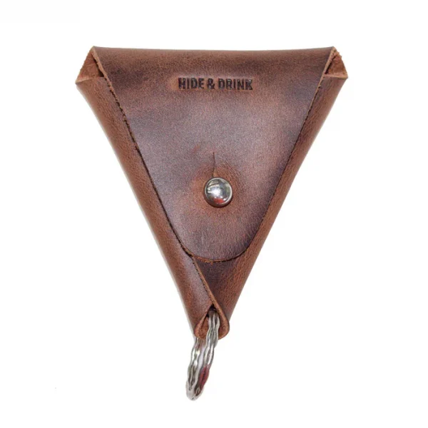 Triangular Coin Keychain