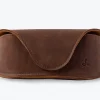 Vintage Leather Glasses Case