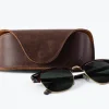 Vintage Leather Glasses Case