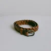 Braided Belt, Leather, Brown
