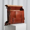 Brown Leather Satchel