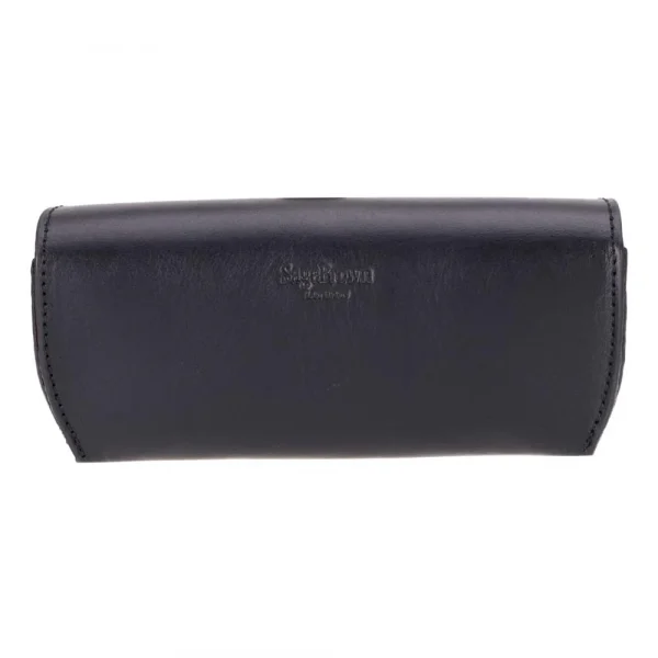 Leather Glasses Case - Black