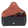 Leather Glasses Case - Black